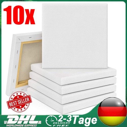 10x leinwand 20x20cm auf - leinwand,