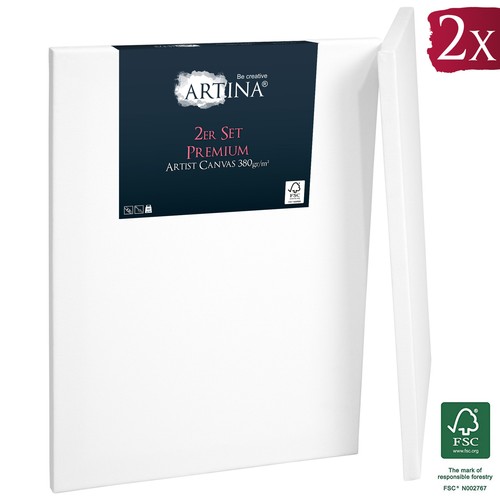 2er set keilrahmen leinwand - 2er,