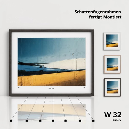 Moderne schattenfugenrahmen - moderne,