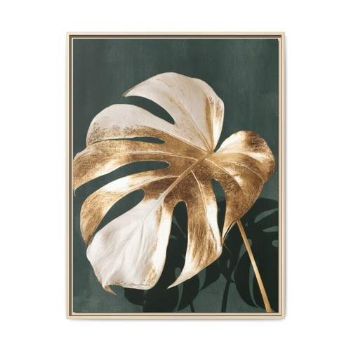 Leinwandbild gerahmt gold - leinwandbild,