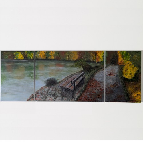 Bilder set handgemalt acryl - bilder,