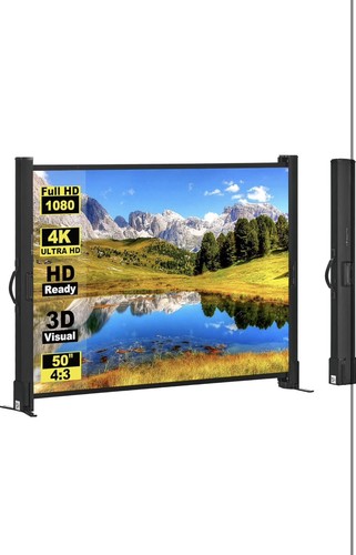 Beamer leinwand zoll - 50, stativ